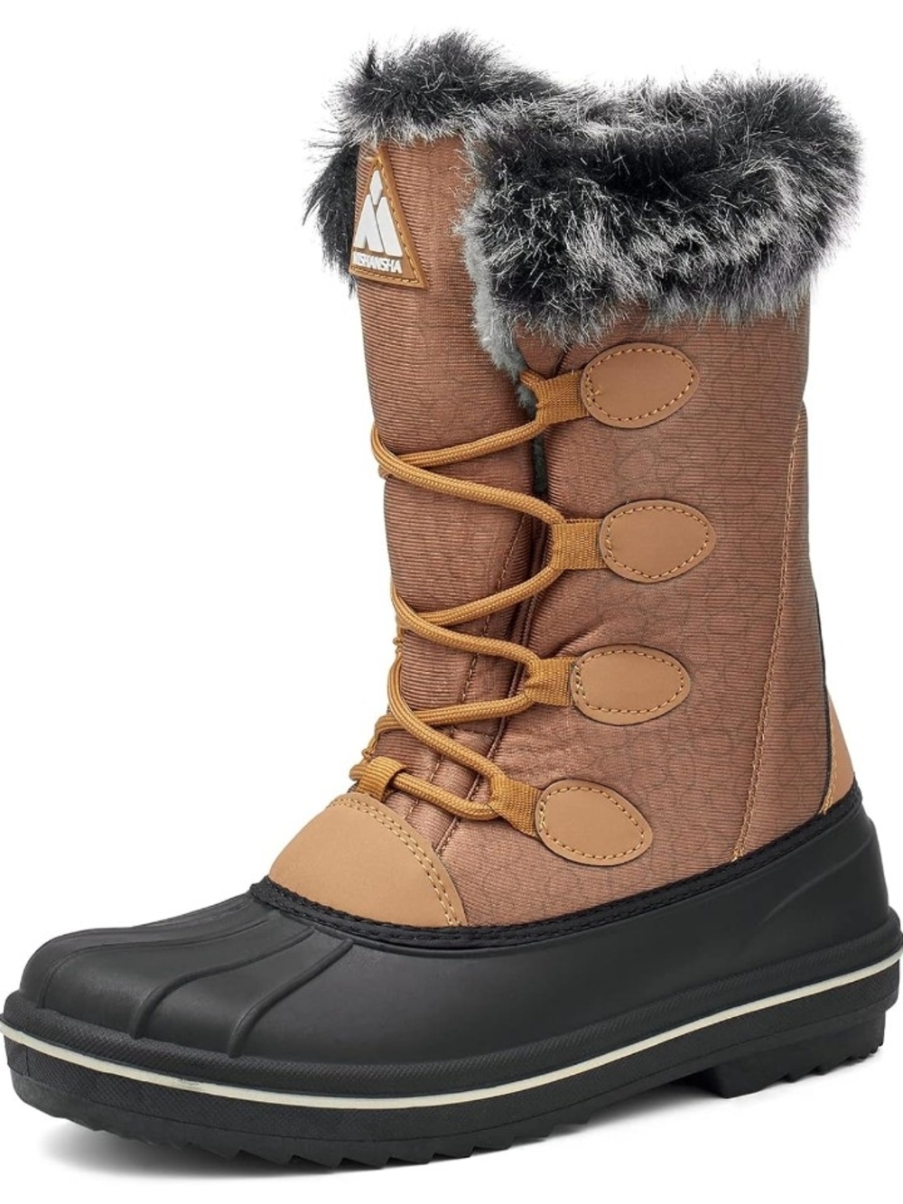Mishansha Women's Water Resistant Mid Calf Winter Boots Size 7 NWOT